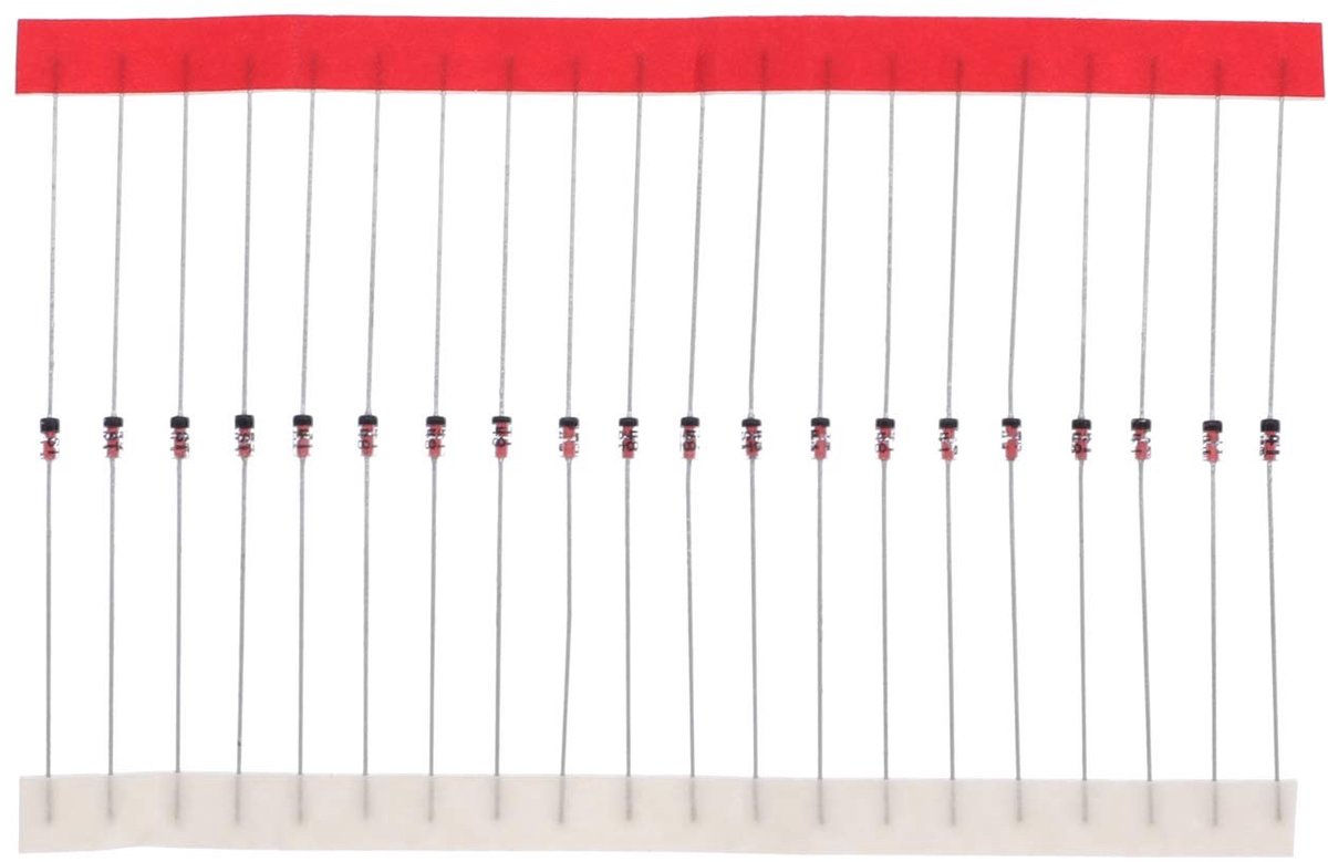 Solidchoice - Set van 100 Snelle Schakel Diodes 1N4148 voor Elektronische Toepassingen