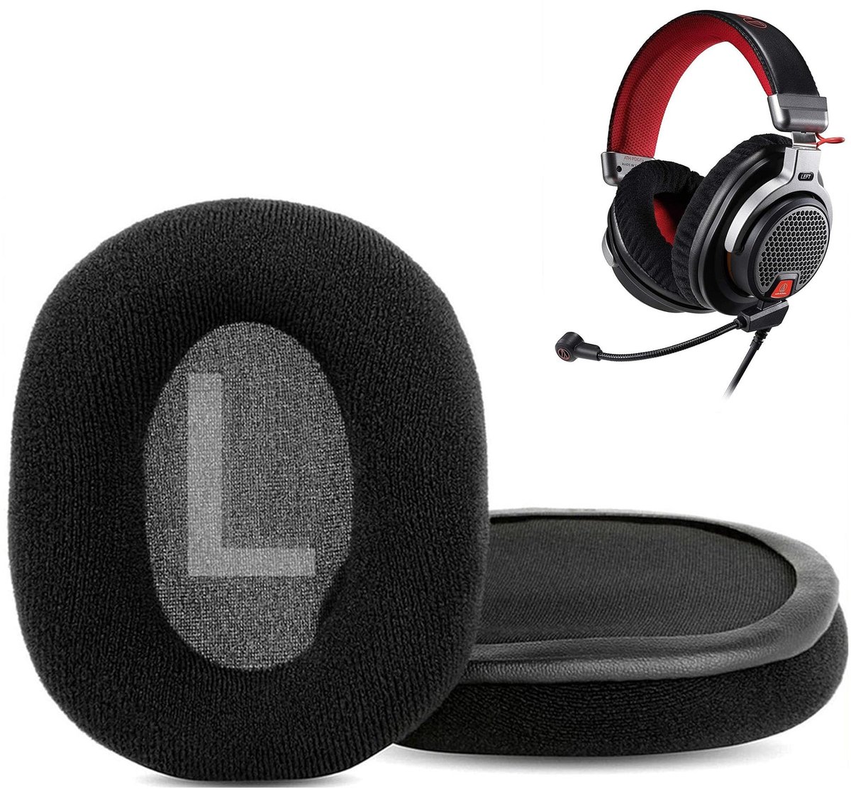 Solidchoice - Vervangende Oorkussens voor Gaming Hoofdtelefoons