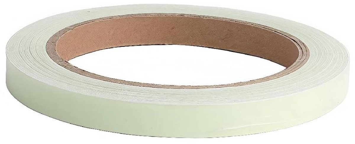 Lichtgevende tape 10 mm x 10 m - fluorescerend groen - hoge zichtbaarheid - ideaal voor veiligheid - ShopVlot