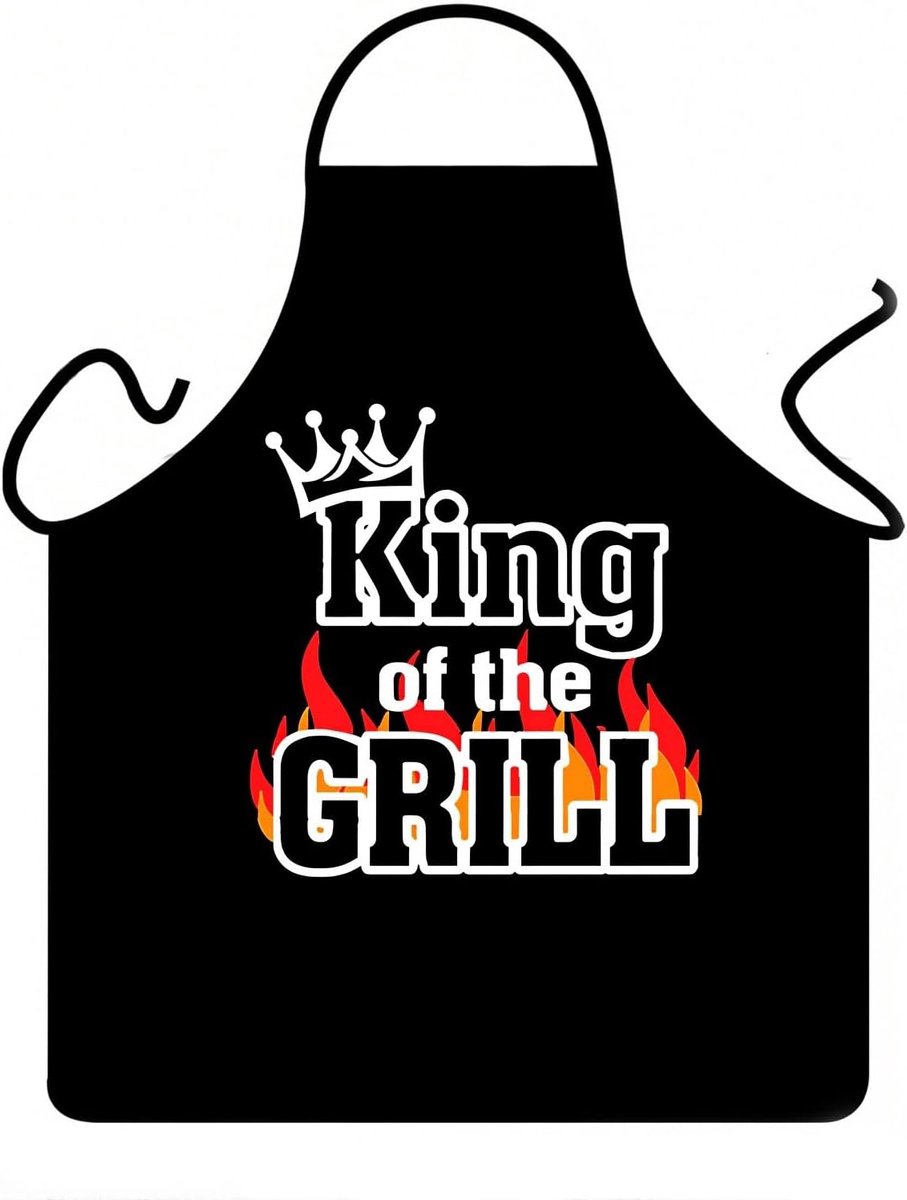 Barbecueschort heren 60 x 80 cm - waterdicht - grappig ontwerp - ideaal voor grillen - ShopVlot