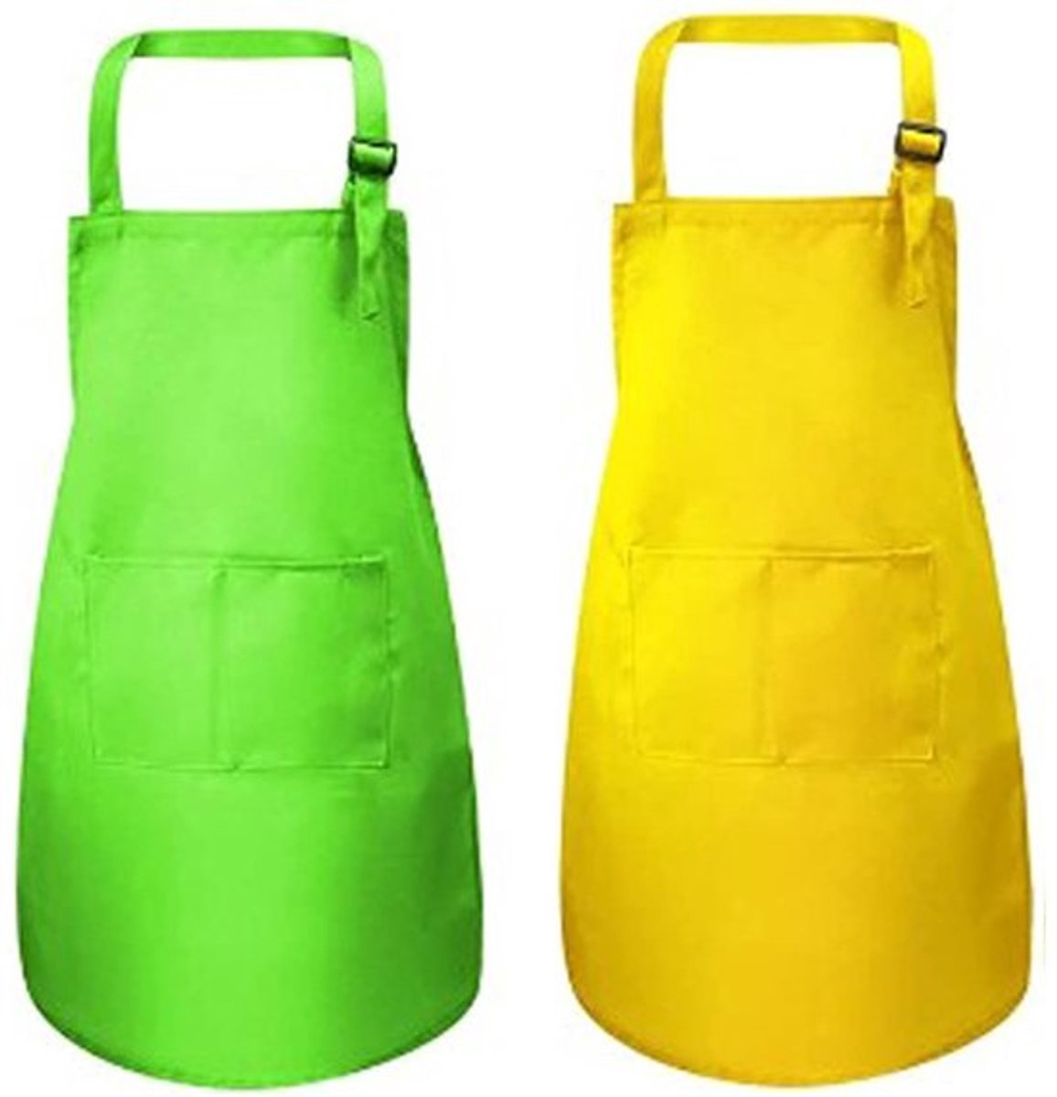 Kookschort Kinderen Verstelbaar - 2-delig - Duurzaam - Met Zakken - Geschikt voor Koken/Schilderen - Polyester - Kinderschort