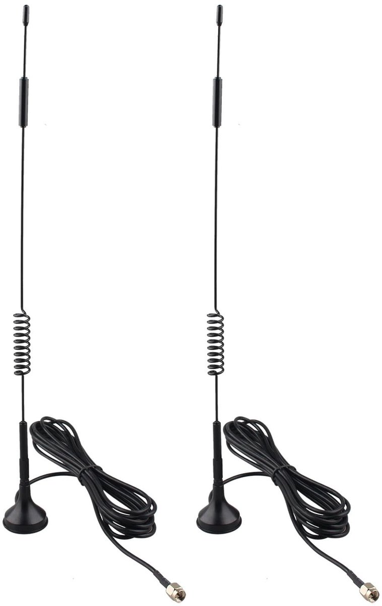Solidchoice - 4G LTE Antenne 12dBi MIMO SMA Mannelijke Magneetvoet