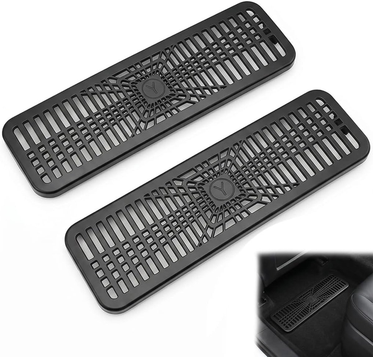2 stuks ventilatieafdekking auto lucht wind beschermhoes accessoires - ShopVlot