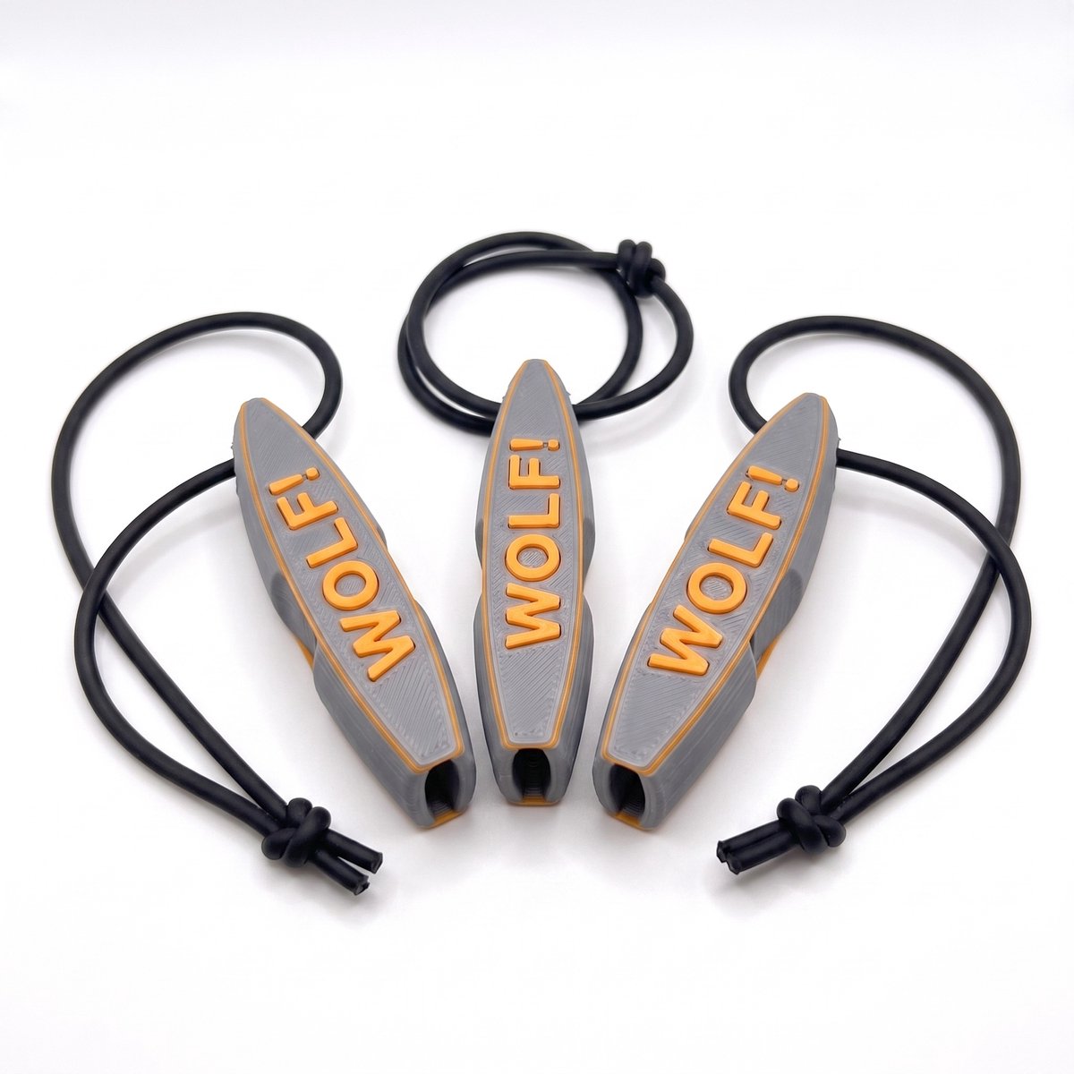 Zweeds Anti Wolven Fluitje - 3 stuks met hanger - Familieset - Zeer luid wolvenfluitje - Tegen wolven en wilde zwijnen - Zelfverdediging