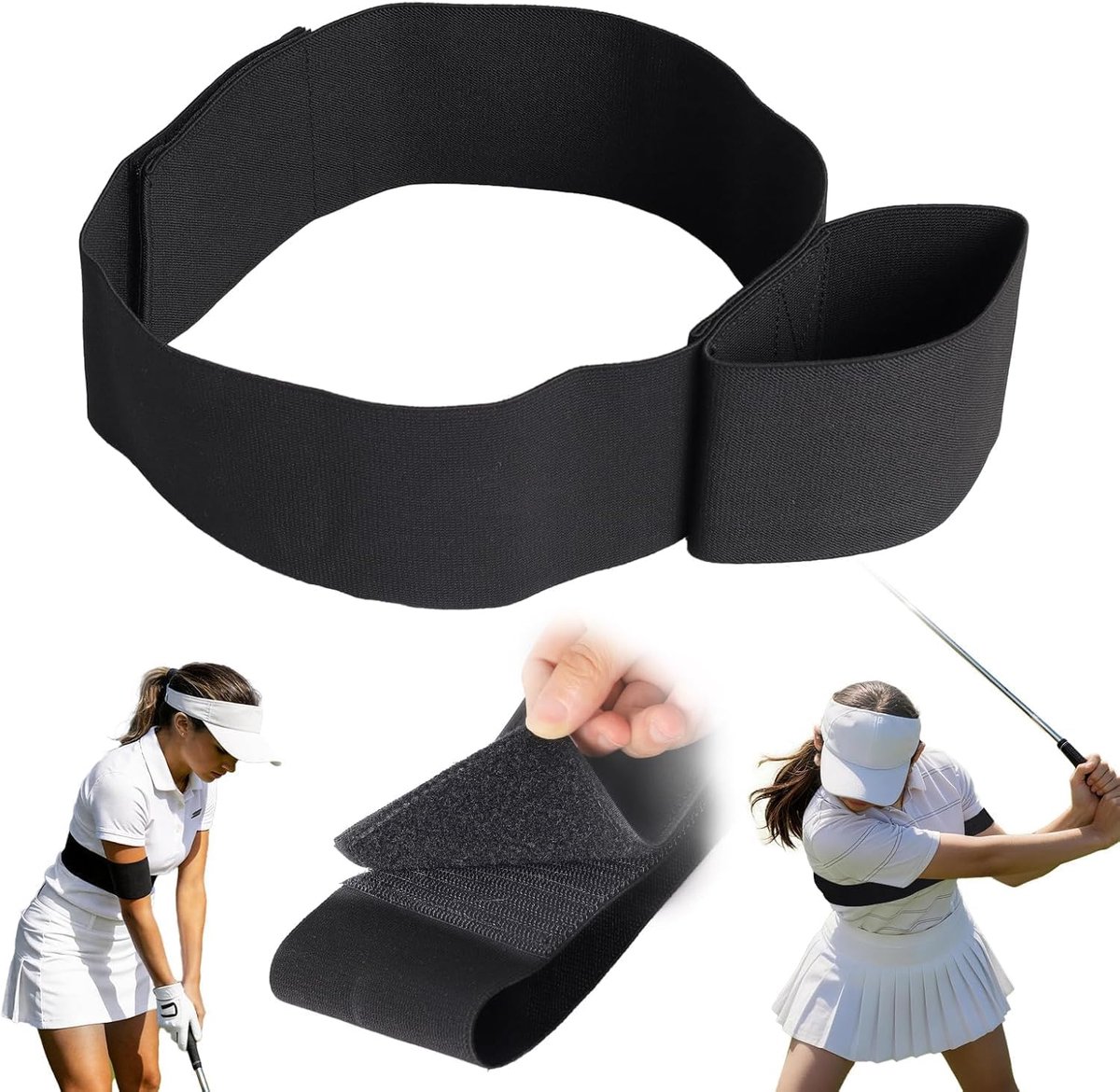 Hainue Armbanden voor swinggolf-training, verstelbare band ter correctie van de golfswing, geschikt voor beginners - ShopVlot