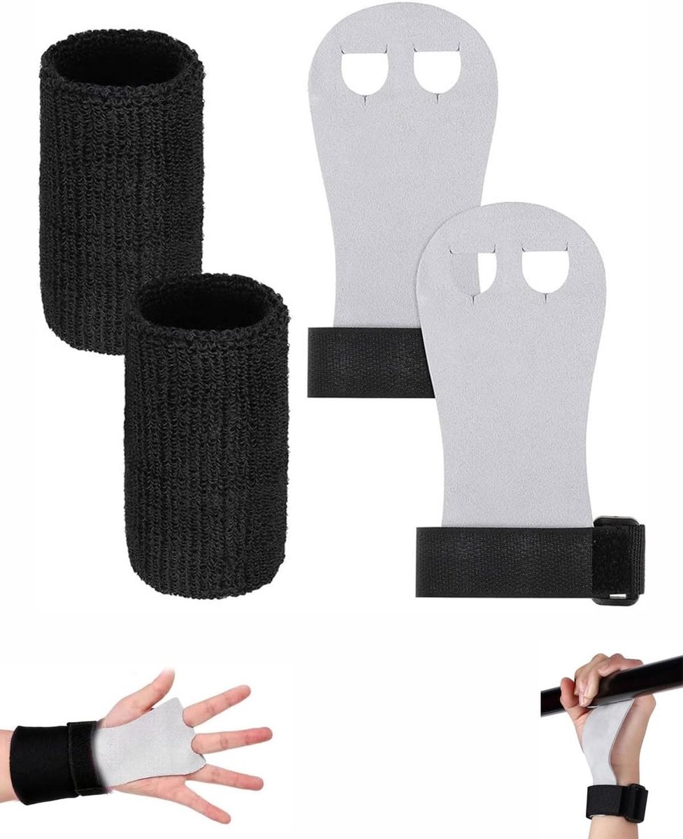 Grijppads Kinder - Pull Up Grips - Voor Turnen en Cross Training - Verbeter Grip en Stabiliteit - ShopVlot