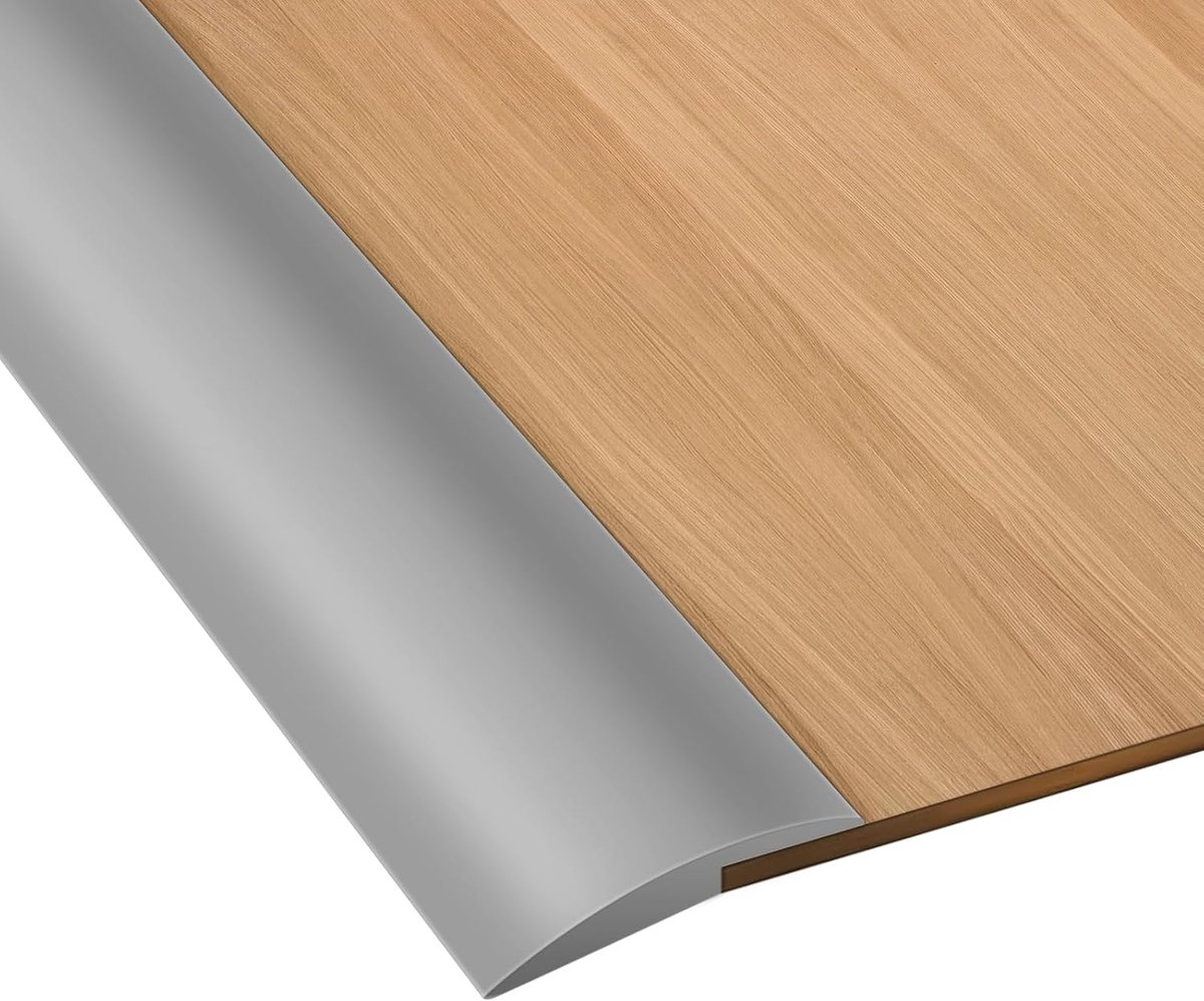 Drempelstrip 2 m - PVC materiaal - Zelfklevend - Voor hoogteverschil tot 5 mm - ShopVlot