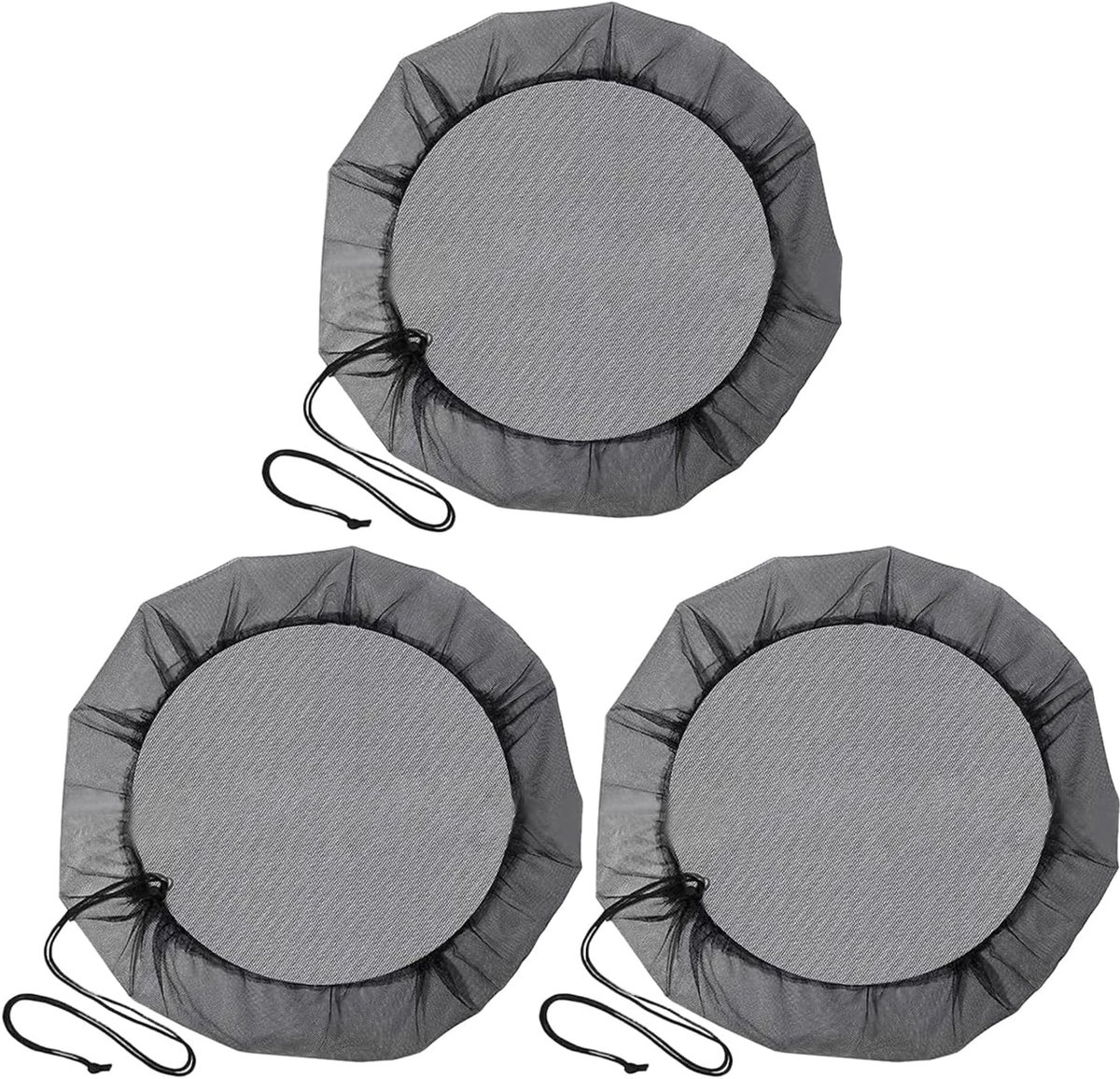 Rainwater Bucket Beschermnetten 16x16cm - Aanpasbaar Koord - Muggenwerend - Houd vuil en insecten buiten - ShopVlot