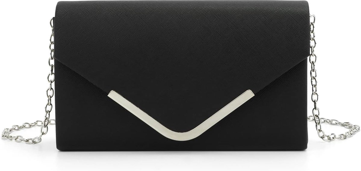 Avondtas dames - faux leren envelop - clutch voor bruid - elegant uiterlijk - ShopVlot