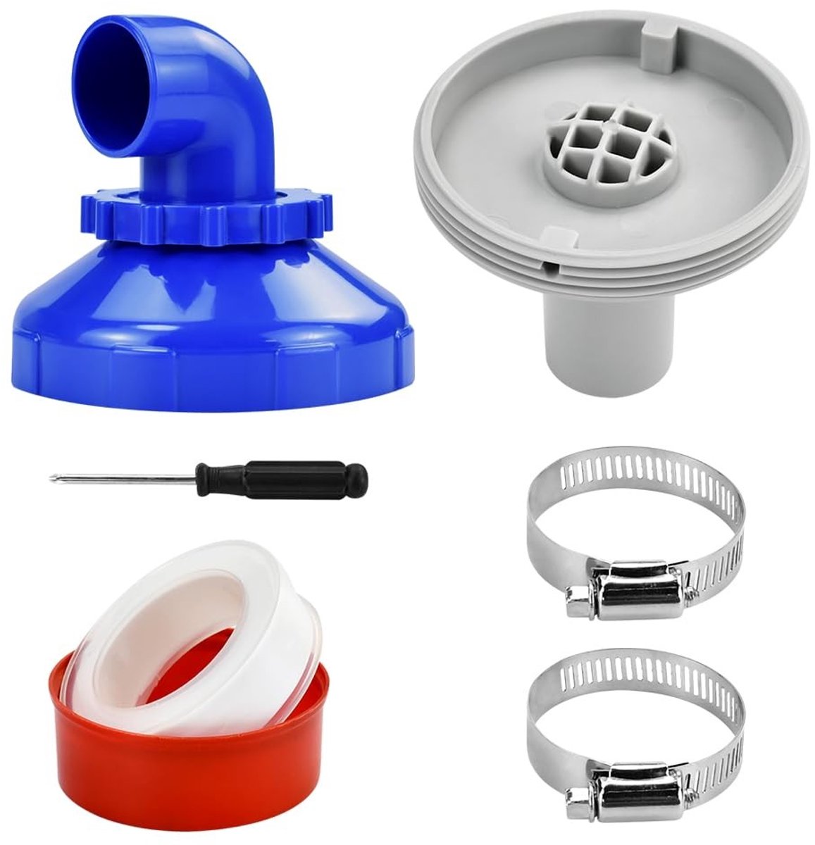 Solidchoice - 360° Rotatable Pool Inlaatnozzle Set 32 mm