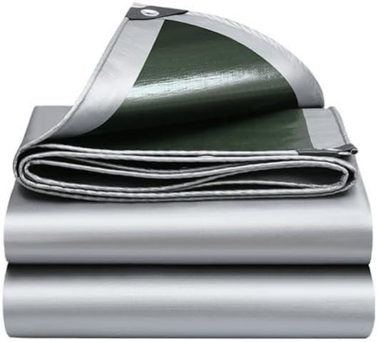 Afdekzeil 3 x 3 m - waterdicht polyethyleen - uv-stabiel en scheurvast - ideaal voor tuinmeubelen - ShopVlot