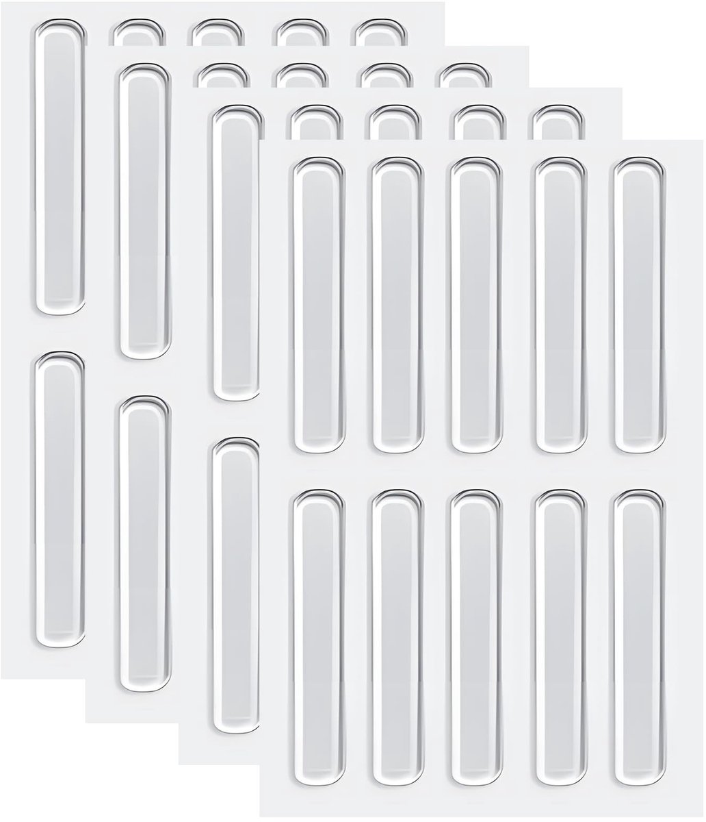 Solidchoice - 40 Stuks Silicone Meubeldempers en Deuropvangers
