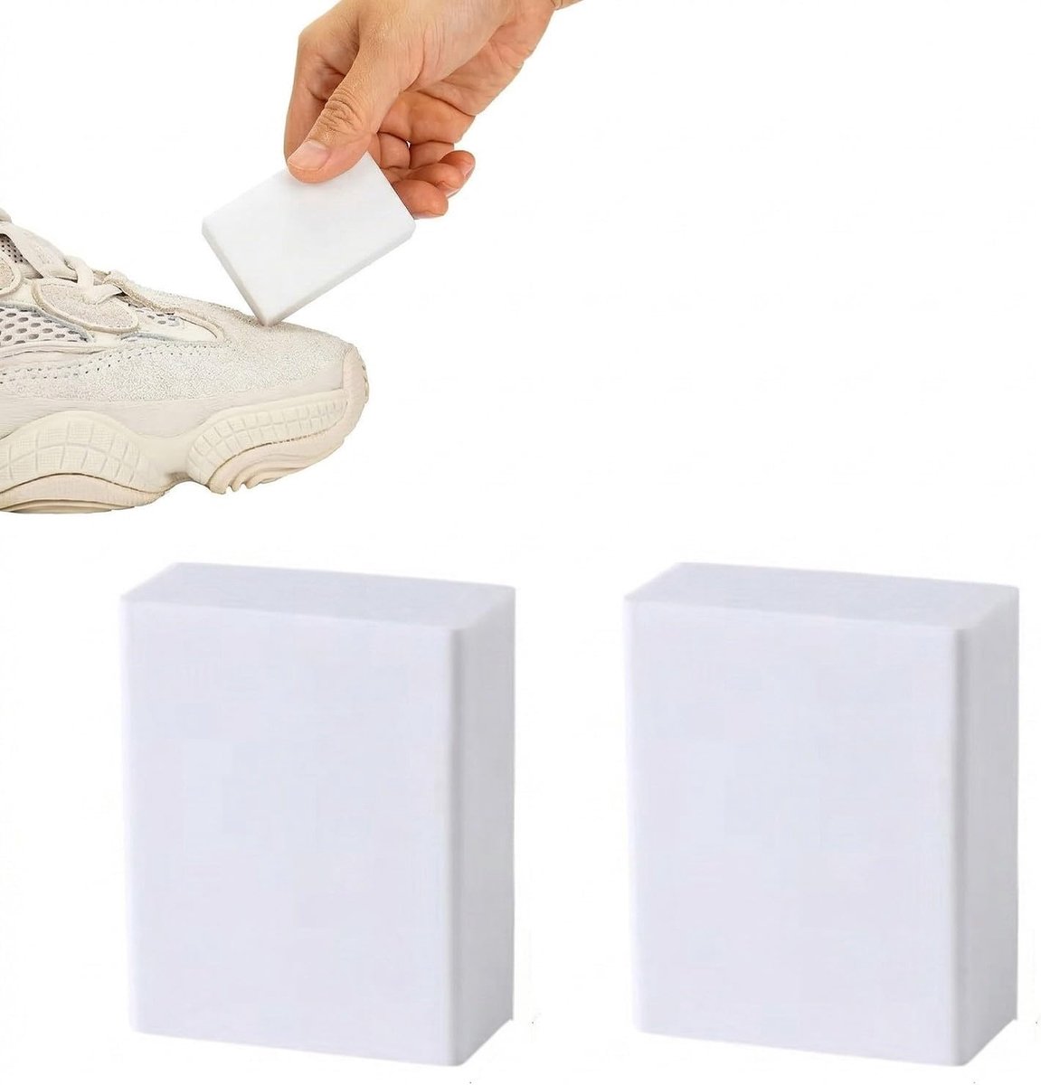 2 stuks suède reinigingsgum, superieure reinigingsgum voor schoenen, schoengum van suède, suède schoenen, voor het - ShopVlot