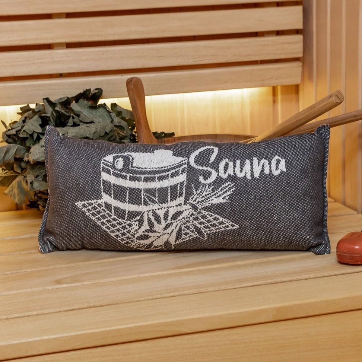 Sauna Cushion, Cotton Travel Cushion, 100% Sauna Cushion, 50 x 22 cm, Sauna Cushion - ShopVlot