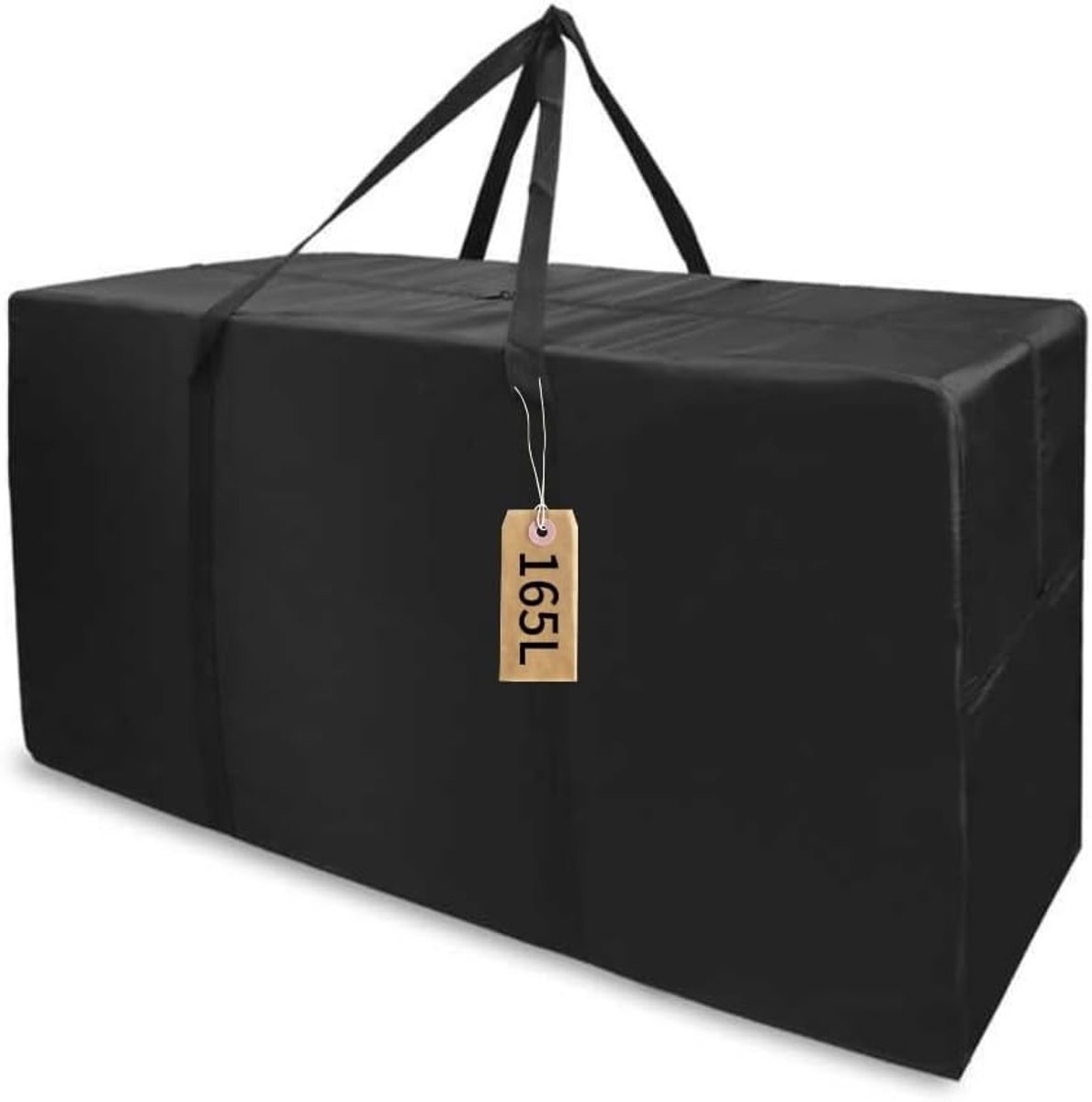 Extra grote opbergzak van 160L voor kleding, dekbedden en reizen - 90x55x33 cm met handvatten