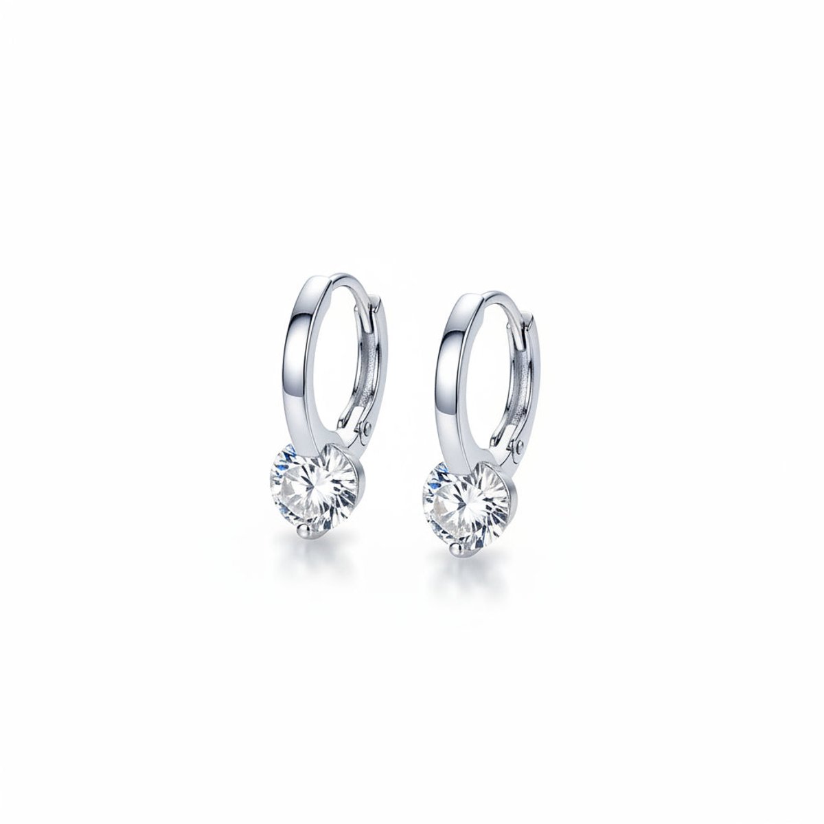 Aurelia - Oorringen met Zirkoon - Stainless Steel - -
