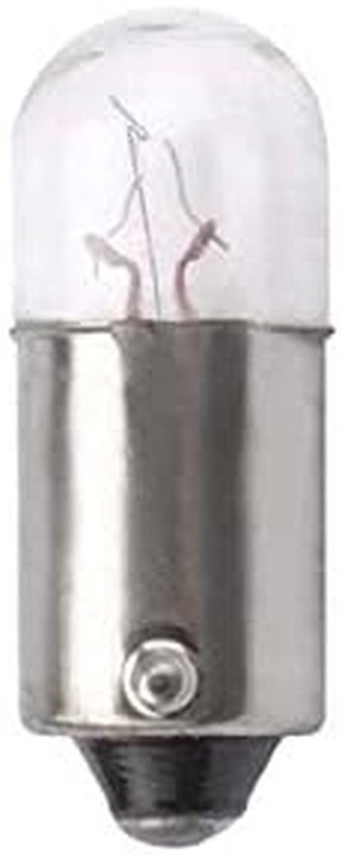 Halogeenlampen 12V - BA9S T2W - Auto Verlichting - Gehard Kwartsglas - 10 stuks - Helder