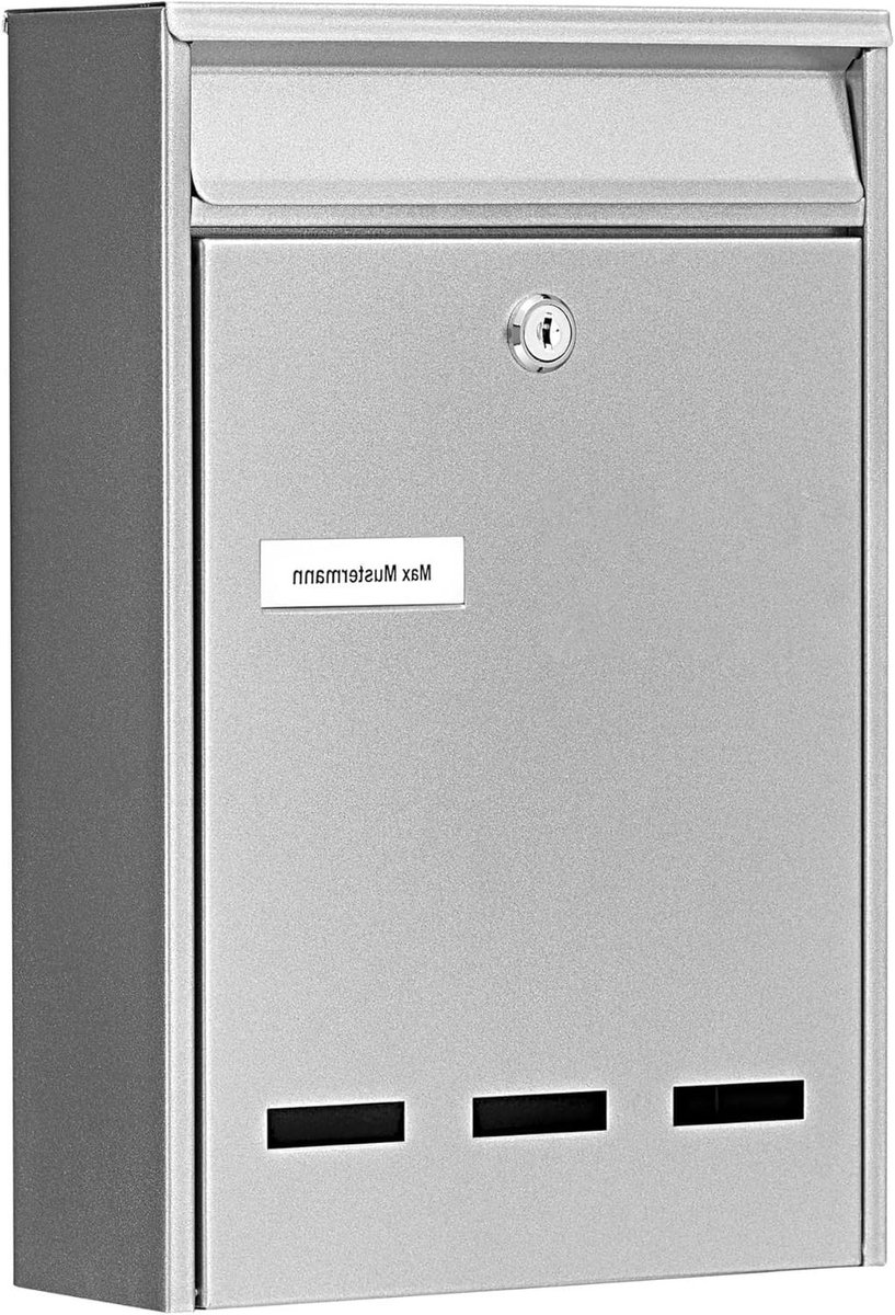 Brievenbus - Postbus Pakketbox - Post Ontvangen - Met Kijkvenster - 315 x 215 x 75 mm - Zilver