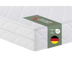 Badenia Trendline BT 100 2-in-1 duo orthopaedic comfort mattress with 7 zones, hardness grade 3 and 4, 90 x 200 cm, Oeko-Tex certified, produced according to German quality standard