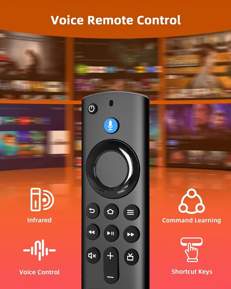 Slimme afstandsbediening voor Smart TV's met Bluetooth, 4 toetscombinaties en compatibiliteit met diverse modellen