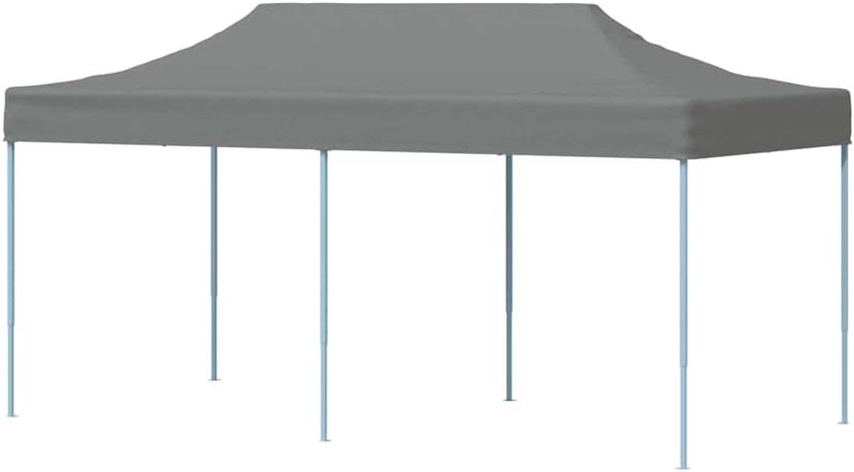 Feesttent Vouwbaar - Partytent Gazebo - Buitenfeesten Organiseren - UV Waterbestendig Dak - 300 x 300 cm - Antraciet