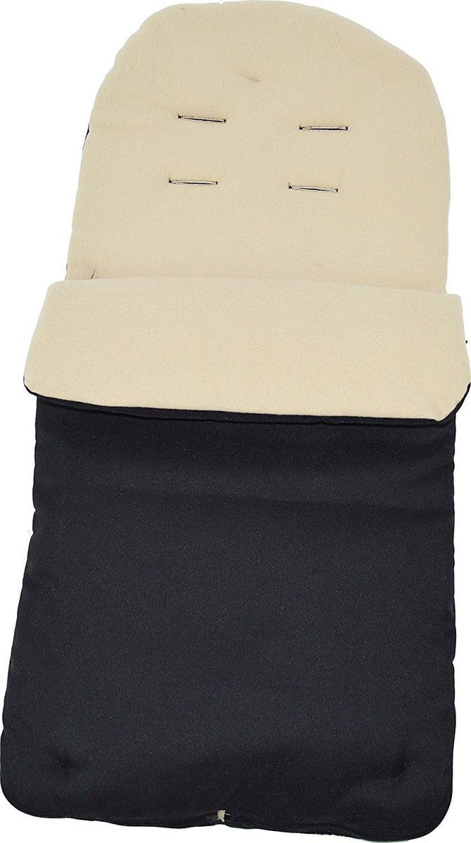Voetenzak Kinderwagen - Babyzak - Warm Houden - Wind- en Waterafstotend - 42 x 31 x 11 cm - Beige — afbeelding 3