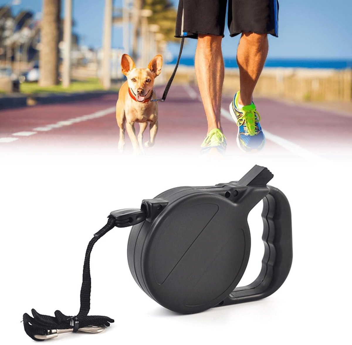 riem voor honden, rolriem hondenriem 8m, riem hondenriem intrekbaar, hondenriem voor honden, hondenriem uittrekbaar met handvat, Dog Leash, klitvije uittrekbare hondenriem, flexiriem