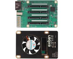 Raspberry Pi 5 SATA HAT - NAS Server Uitbreiding - Opslag Uitbreiden - Vijf SATA Interfaces