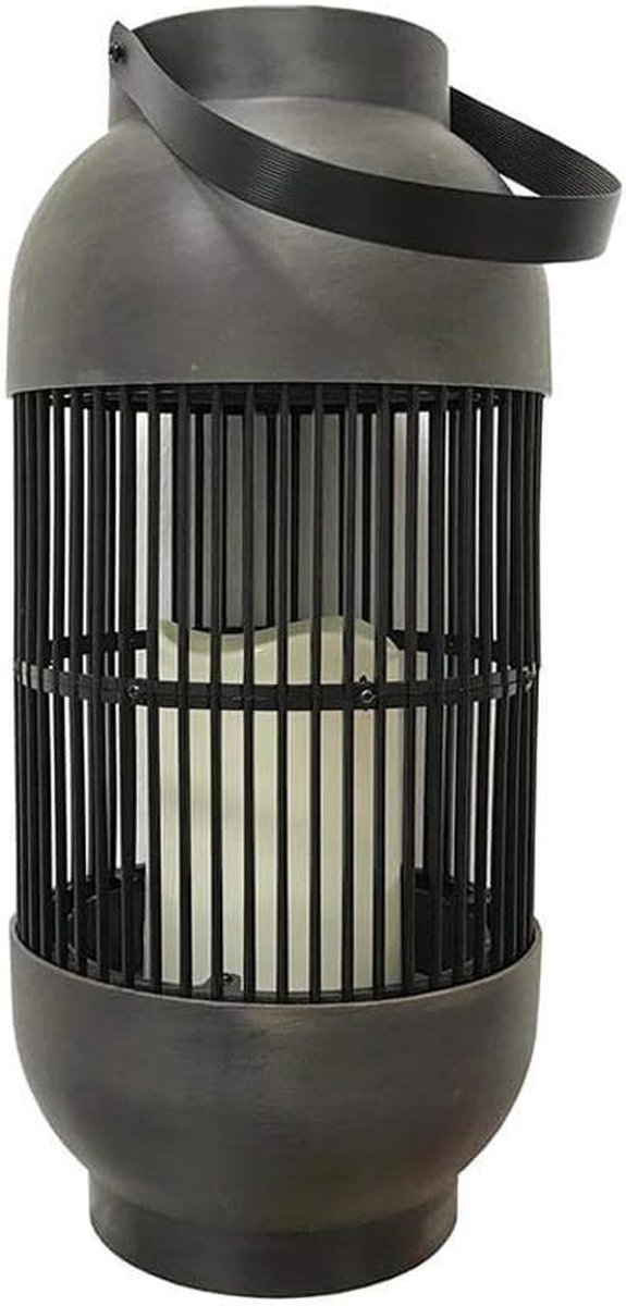Solar lantaarn - Buitenlamp sfeer - Tuinverlichting creëren - Automatische aan/uit - 33 cm hoog - Zwart