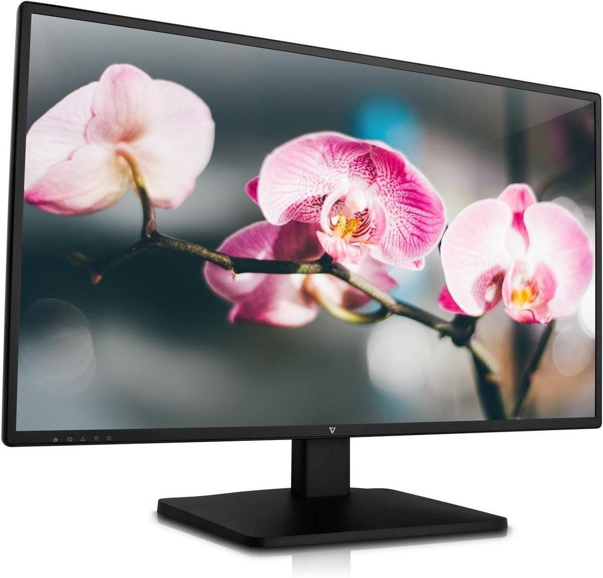 27 inch IPS Monitor Full HD Zwart met Smalle Randen en Speakers