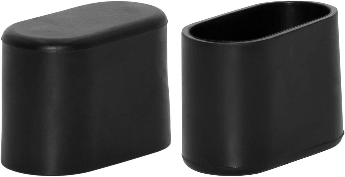 Stoelpootdoppen - Meubeldopjes Vloerbeschermers - Vloeren Beschermen - Zacht PVC - 25 x 50 mm - Transparant