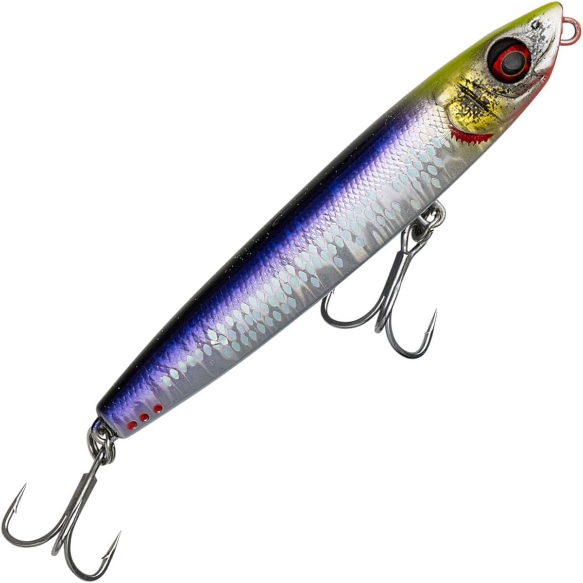 Zeejig Vissen - Kunstaas Zoutwater - Verre Worpen - Extra Snel Zinkend - 115 cm 63 g - Bloody Anchovy