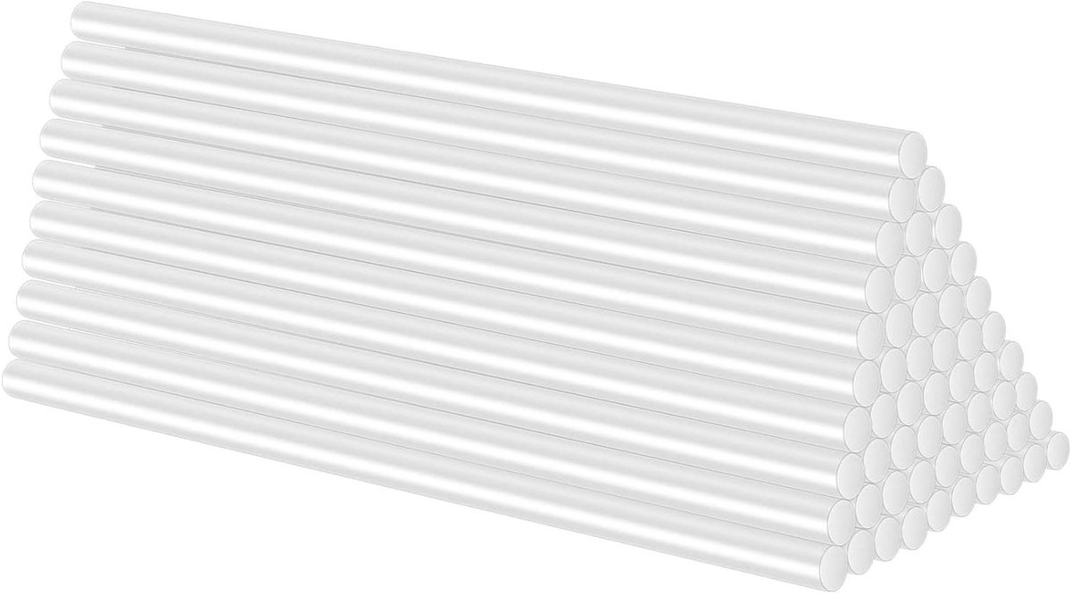 Lijmsticks - Hitte lijm - Knutselen en repareren - Hoge viscositeit - 7 x 190 mm - Transparant