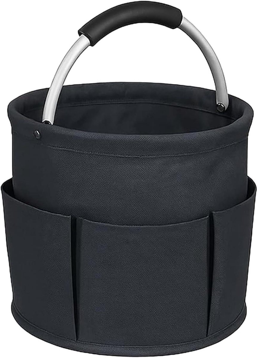 Schoonmaak Caddy Organizer - Opbergtas Emmer - Huishouden Organiseren - Stapelbaar Ontwerp - 28.5 x 28 x 5.6 cm