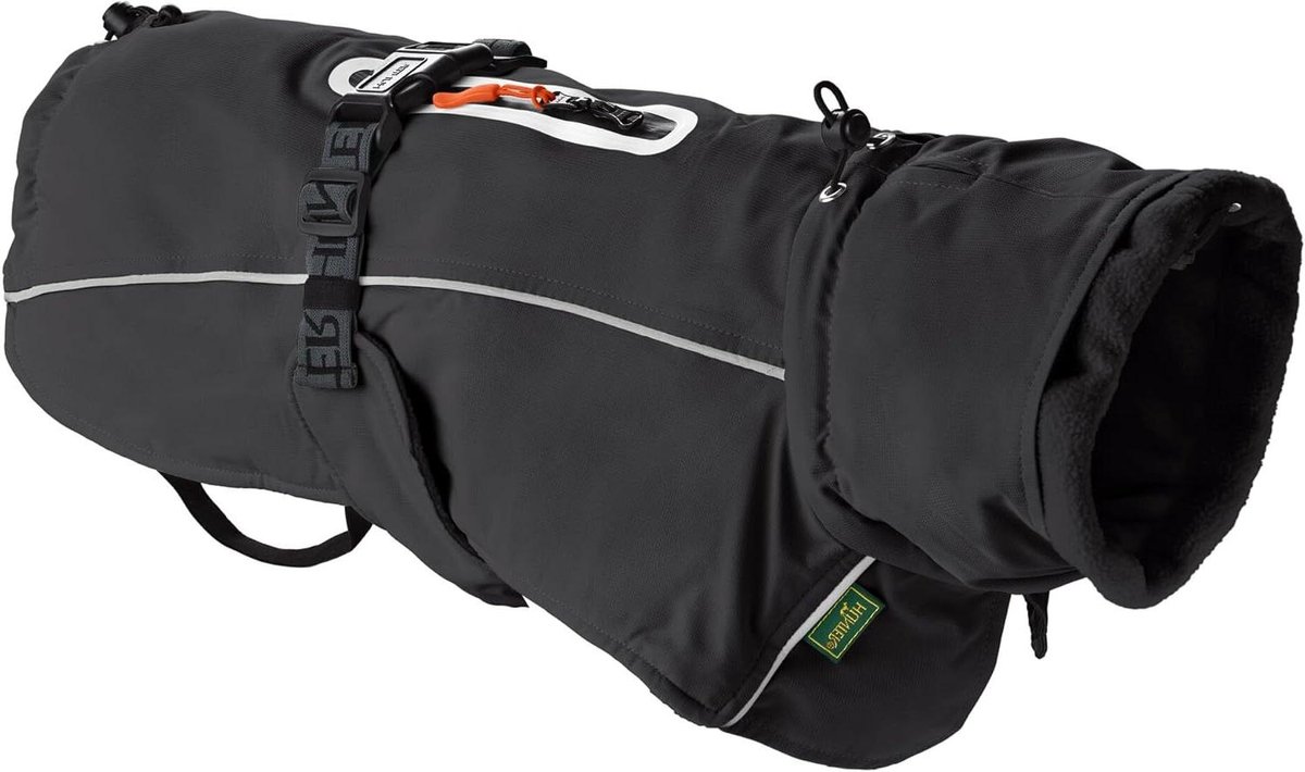 Hondenjas Teckel - Hondenjas Lang Lichaam - Bescherming Tegen Weer - Speciaal Voor Teckels - 36 cm - Zwart