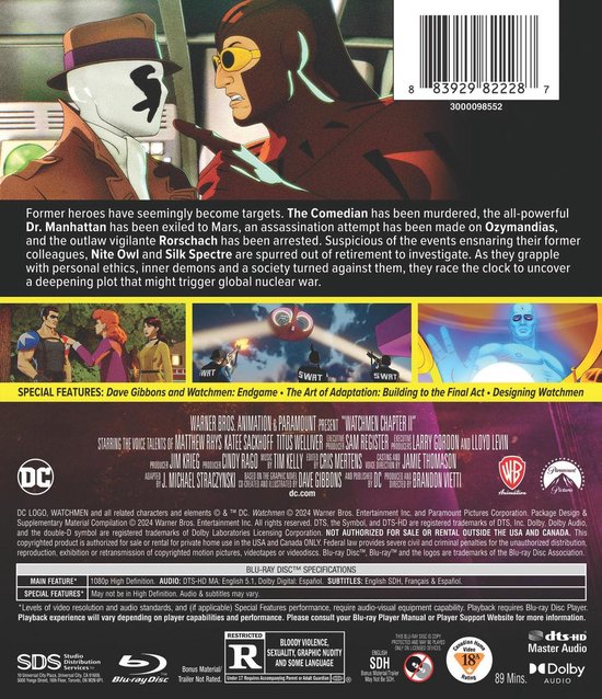 Watchmen Chapter II - Film Blu-ray - Film Kijken - Digitale Code Inclusief - 13.97 cm - N.v.t. — afbeelding 2
