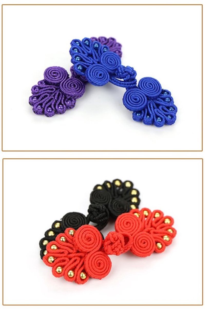 Dailygoods - Chinese knopen - Kikkerknopen - Sluitingen voor naaien