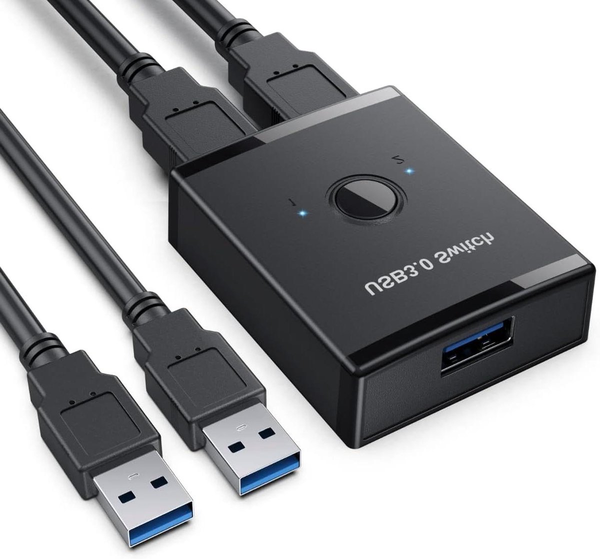 USB 3.0 KVM Switch Selector voor 2 Computers