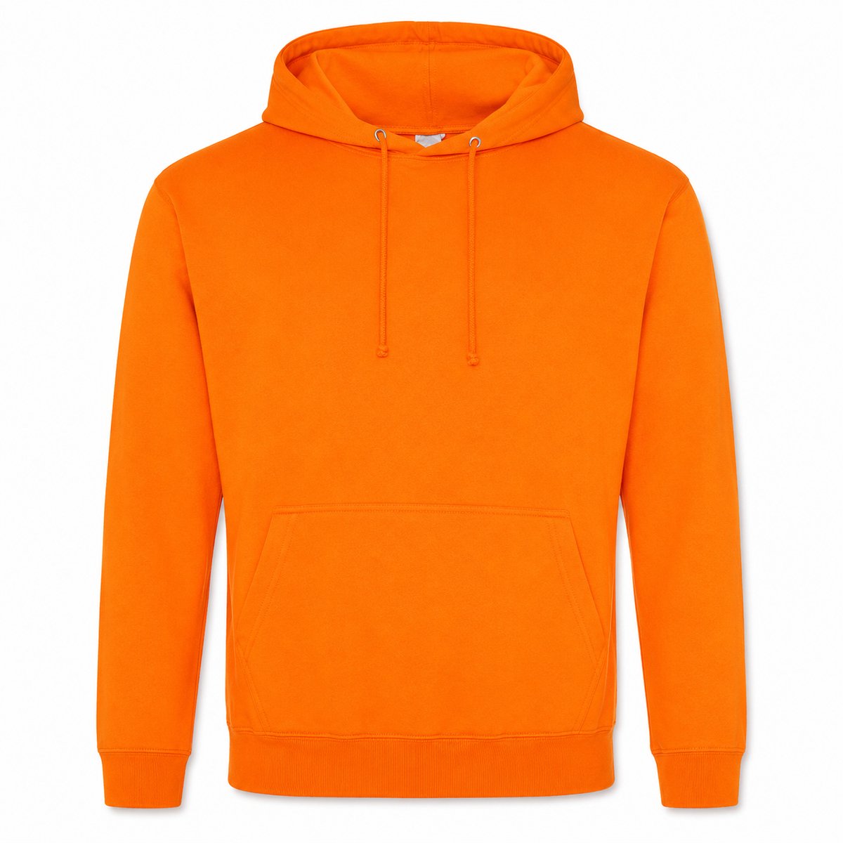 Hoodie Heren – Trui met Capuchon – Casual Sweater – 80% Katoen – Oranje – M