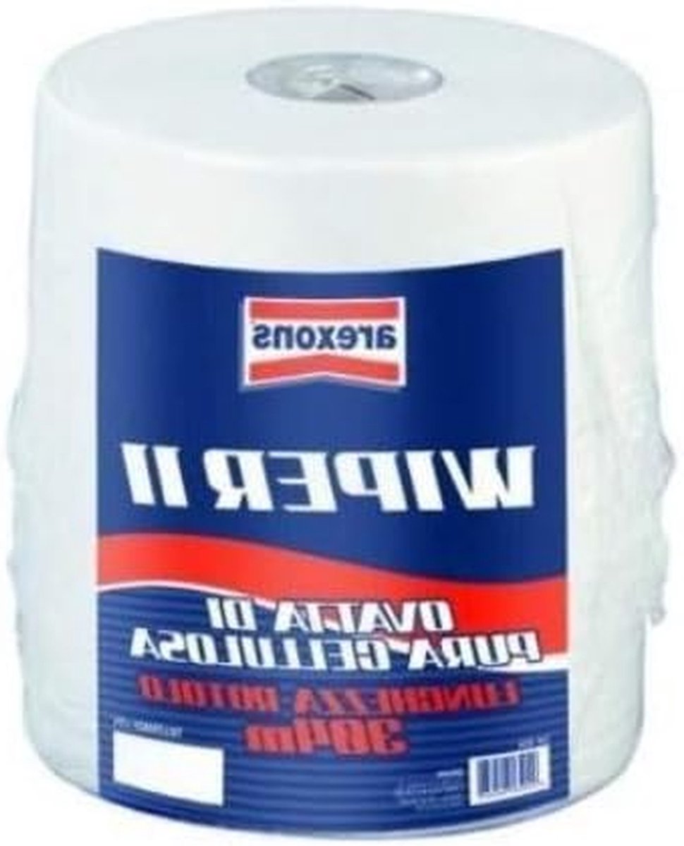 Papieren handdoekrol - Keukenpapier rol - Snel opruimen - Pure cellulosewatt - 304 m - Wit