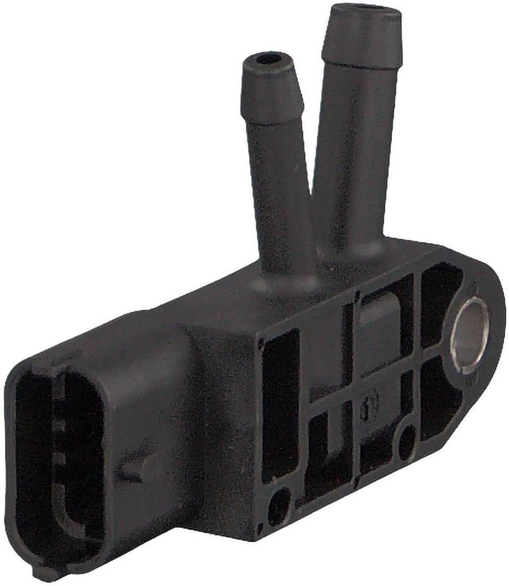 Uitlaatdruksensor - Druk sensor - Auto Onderhoud - 3 Aansluitingen - 20 g - Zwart