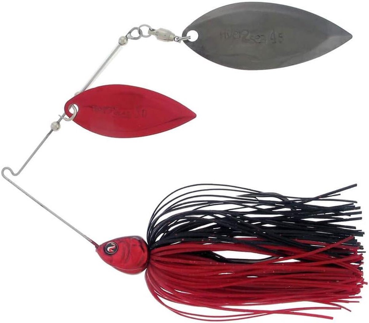 Spinnerbait Vis Lokaas - Spinner Lokaas - Vissen Vangen - Vibrerend Lokaas - 14g - Zwart