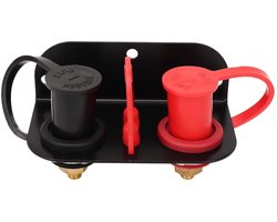 Batterijklemmen op afstand - Jump Posts - Accu opladen - Veiligheidslicht tussen klemmen - 15 x 10 x 9 cm