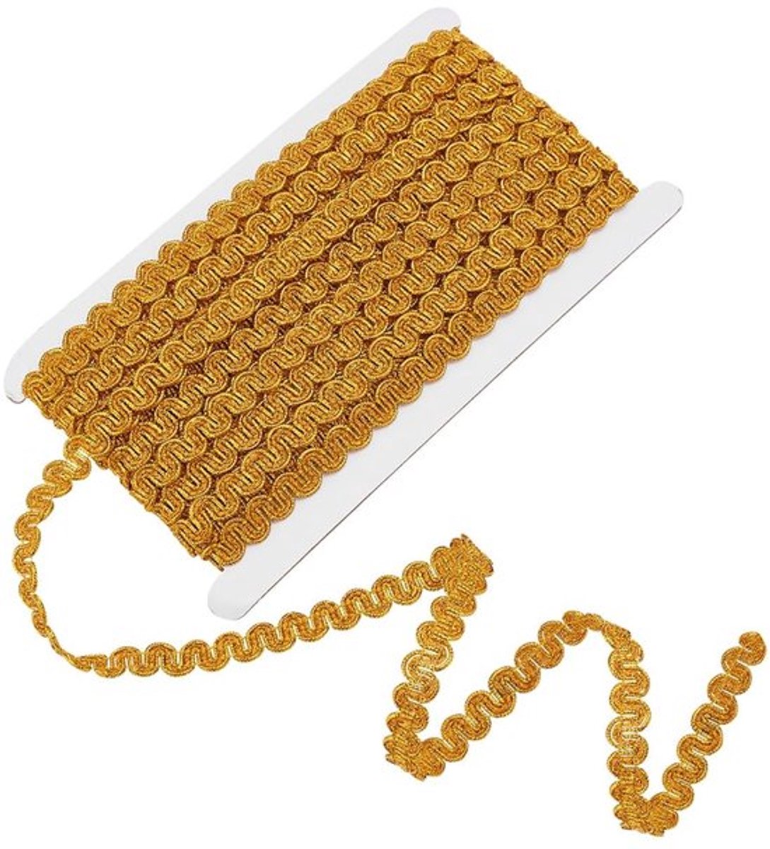 Dailygoody - Gouden gimp vlecht trim - Decoratief trim voor naaien