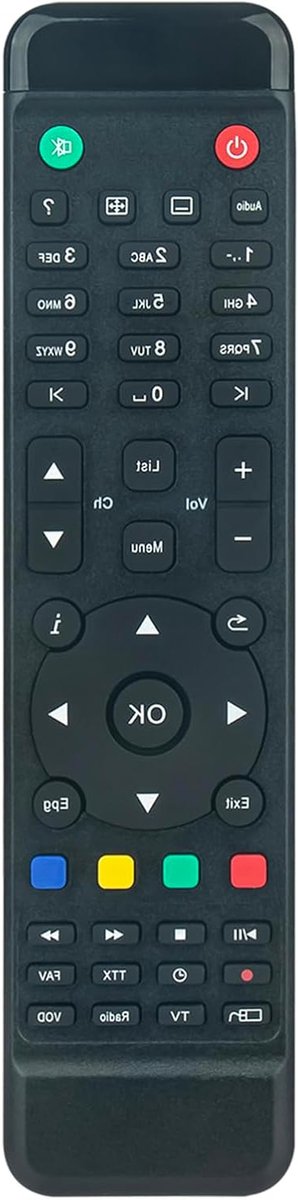 Universele Vervangende Afstandsbediening voor Satellietontvangers HD60