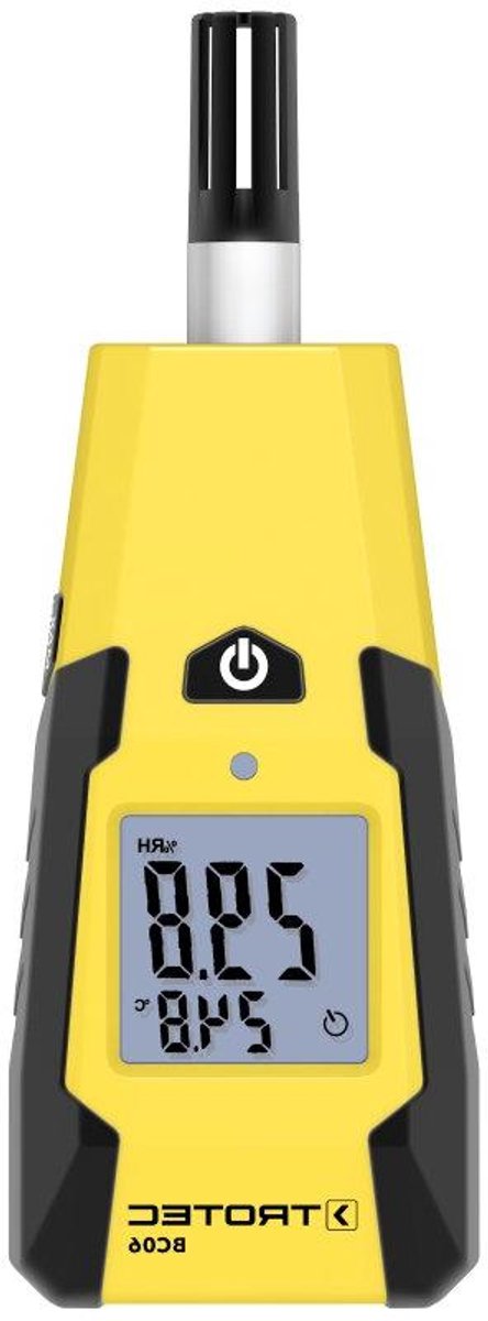 Thermohygrometer BC06 - Luchtvochtigheidsmeter Temperatuurmeter - Klimaatmeting Binnen - Min Max Waarde Weergave - 146 x 34 x 56 cm
