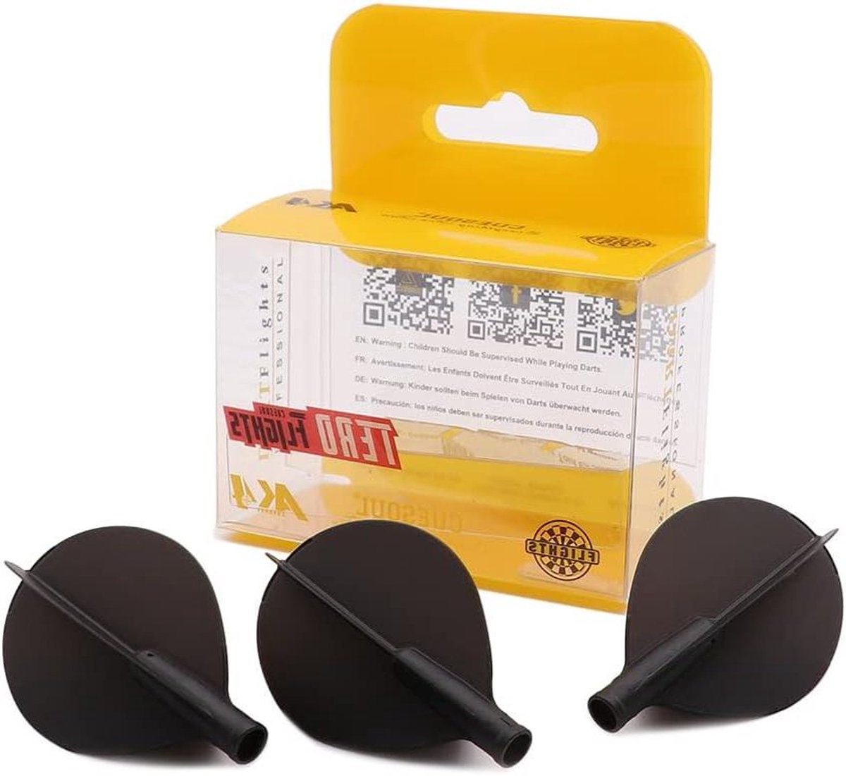 Dart Flights - Vliegvlakken Set - Darts Spelen - Peervorm Aerodynamica - 3 Stuks - Blauw