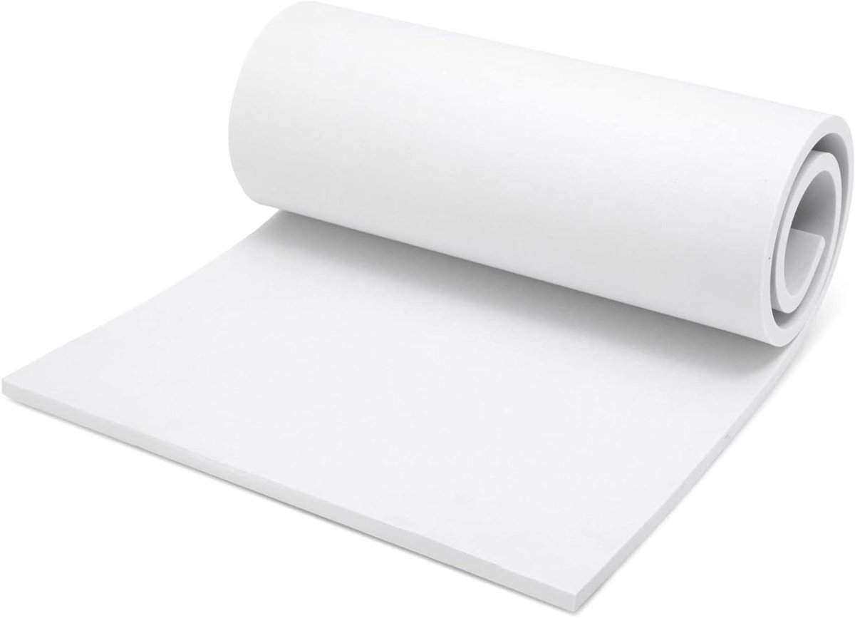Schuimplaten - Knutselmateriaal - Creatief Knutselen - Wasbaar Oppervlak - 10 mm dik - Wit