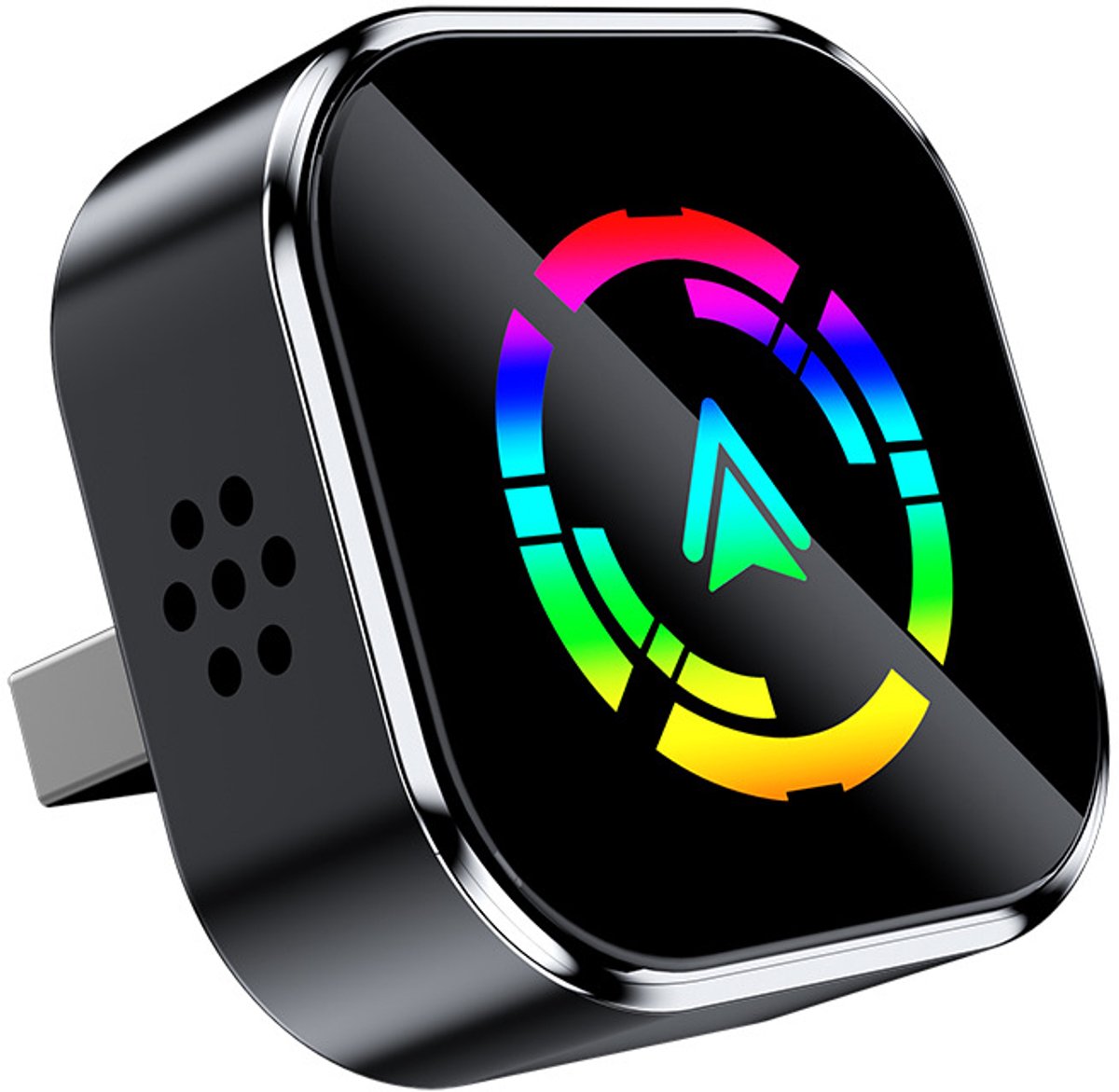 1 stuk - Draadloze CarPlay-adapter, van bedraad naar draadloos, ondersteunt CarPlay en Android Auto, geschikt voor kleine apparaten zoals de iPhone Mini, USB/Type-C-interface, plug-and-play, compatibel met iOS en Android 10 en hoger.