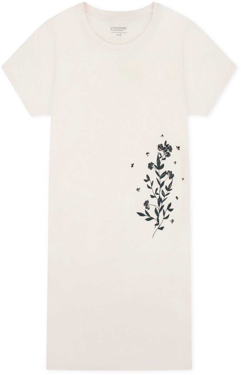 Schiesser Sleep-Shirt 1/2 - Dames - Nachthemden creme